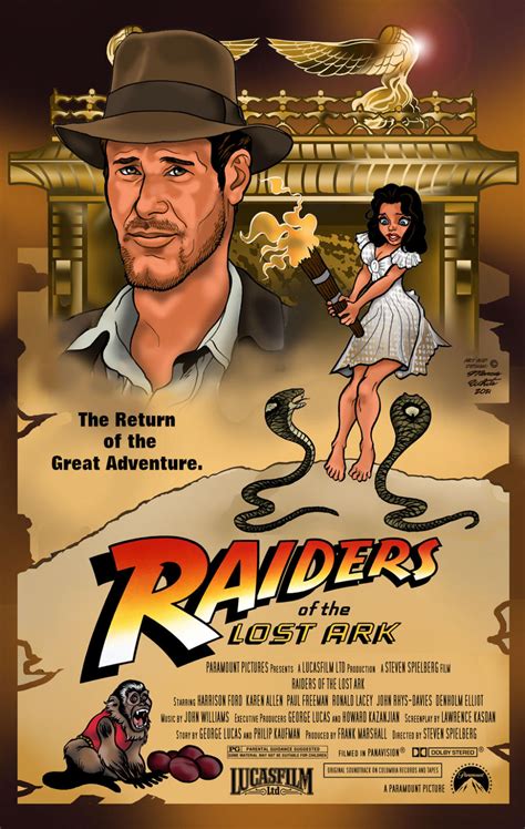 Raiders Of The Lost Ark Poster Style Art by MarcusTheArtist on DeviantArt | Fashion poster, Paul ...