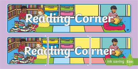 👉 Classroom Reading Corner Design Display Banner -KS1 Resource