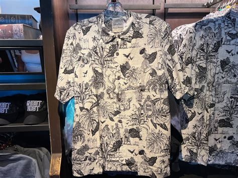 New Haunted Mansion Button-Up Shirt by Tommy Bahama Arrives at Walt Disney World - WDW News Today