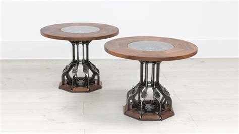 The Steampunk Round Coffee Table | Coffee Table | Steel Vintage