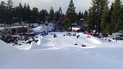 Snow tubing ride at Magic Mountain park,Big Bear,California - YouTube