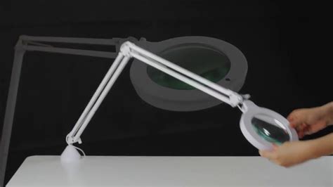 Daylight Mag Lamp S - LED Magnifying Lamp 5 inch DN1200 - YouTube