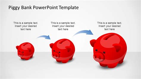 Creative Piggy Bank PowerPoint Shapes - SlideModel