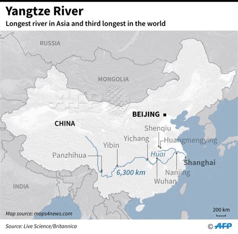 Yangtze River Map Location