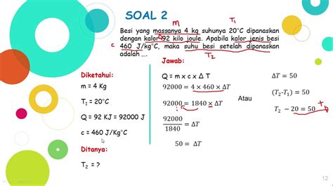 Contoh Soal Kalor dan Perubahan Suhu (Kelas 7 Semester 1) - YouTube