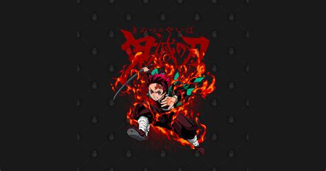 Kamado Tanjirou Dance of the Fire God - Demon Slayer - Pin | TeePublic