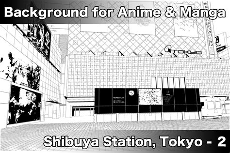 Shibuya Station, Tokyo - 2 | Digital Illustration Materials | ART street by MediBang