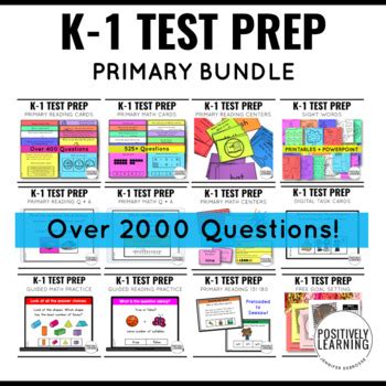 NWEA MAP Primary Test Prep Bundle by Positively Learning | TpT