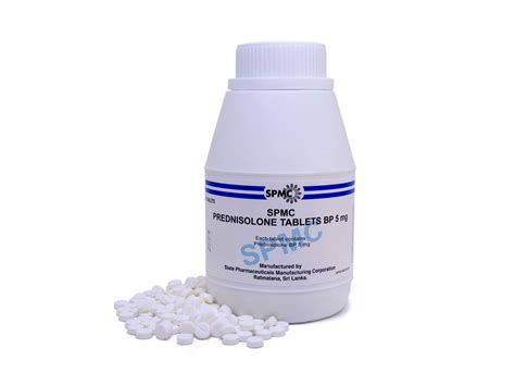 Prednisolone Tablets BP 5 mg | SPMC | State Pharmaceuticals ...