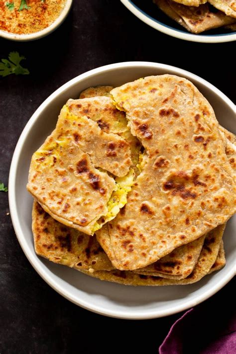 Multigrain Aloo Paratha (Potato-Stuffed Indian Flatbread)