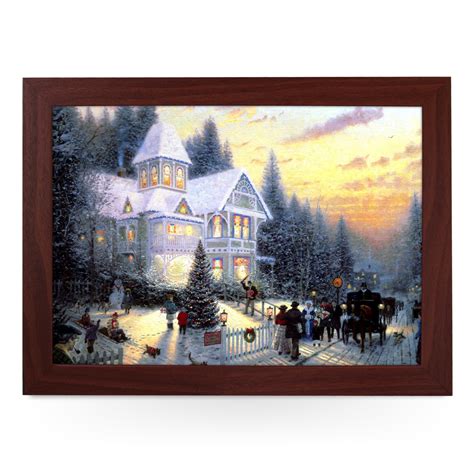 Christmas Scene Painting at PaintingValley.com | Explore collection of ...