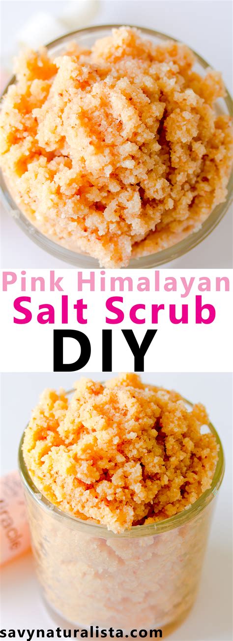 Pink Himalayan Salt Scrub - Savvy Naturalista