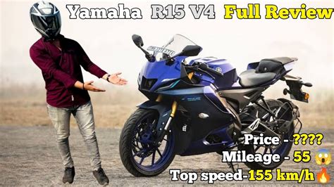 Yamaha R15 v4 Full Review | R15 v4 top speed | R15 v4 mileage test ...