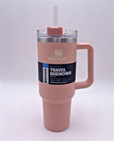 STANLEY ADVENTURE QUENCHER 40 OZ TUMBLER CUP W/ STRAW AZALEA (HOT PINK) NEW ...