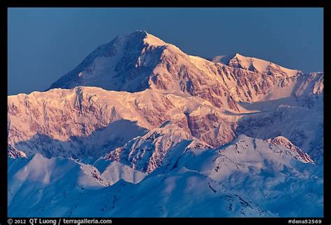 Picture/Photo: Mt McKinley, winter sunrise. Denali National Park