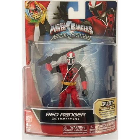 Bandai Power Rangers Ninja Steel Action Figure Red Ranger Action Hero | www.toysonfire.ca