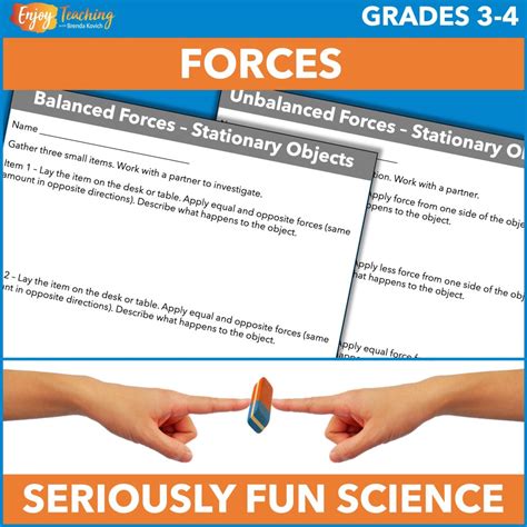 How to Teach Balanced and Unbalanced Forces Experiments