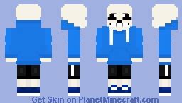 sans. Minecraft Skin