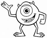 Mike Wazowski coloring Page  Download Print Or Color Online For Free sketch template