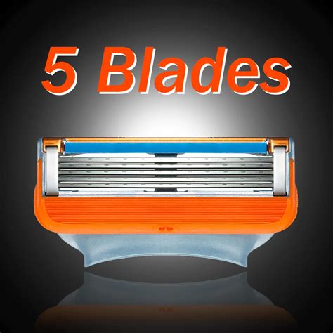 1pc/lot 5 layer Blades Men's Face shaving Razor Blades shaver blades For Men Sharpener RU/EU/US ...
