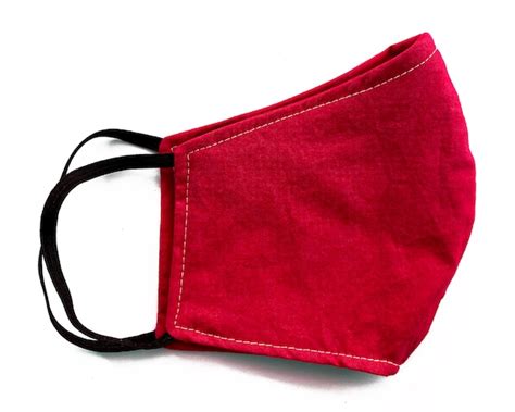 Red Face Mask Solid Red Cloth Face Mask Reusable Washable - Etsy