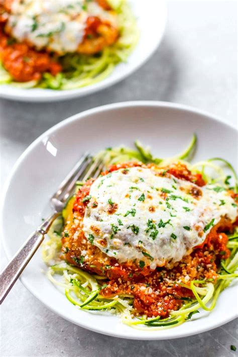 20 Minute Healthy Chicken Parmesan Recipe - Pinch of Yum