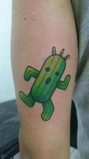 Cactuar Final Fantasy By Marvin Tattoo in Carangola, MG - Brazil | Estampas