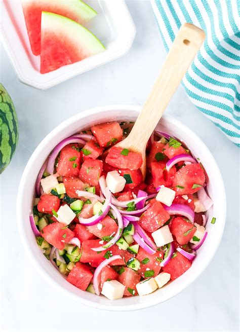 Easy Watermelon Salad | A Zesty Bite