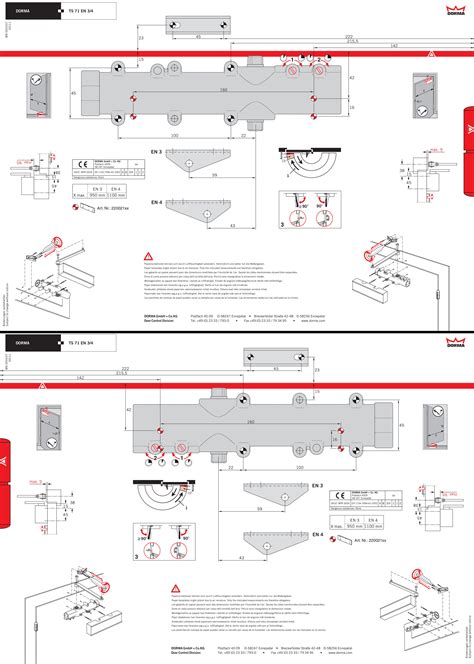 Briton Door Closer Adjustment Instructions