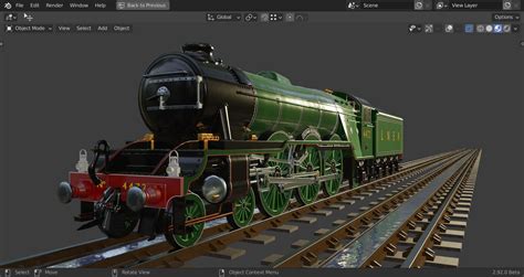 The Flying Scotsman (steam train) - Works in Progress - Blender Artists Community