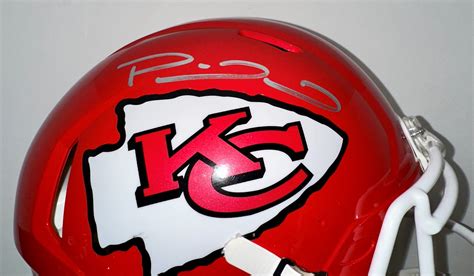 Patrick Mahomes Autographed Kansas City Chiefs Proline Speed Helmet ...