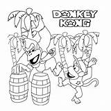 Baby Donkey Kong Coloring Pages sketch template