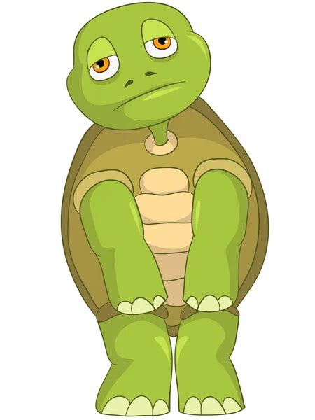 Sad turtle cartoon Vector Art Stock Images | Depositphotos