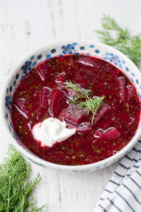 Simple Beet Soup - Everyday Delicious