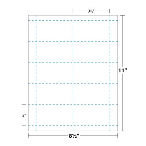 Micro-Perforated Business Card - LTBC - Blanks USA