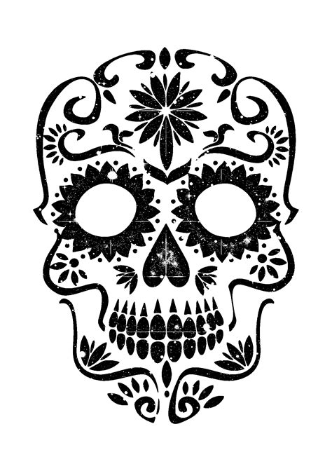 Scary Skull Pumpkin Stencils Free Printable