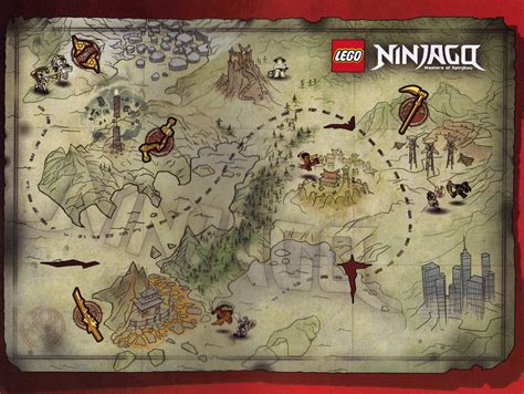 Ninjago Map | lego_tohst | Flickr