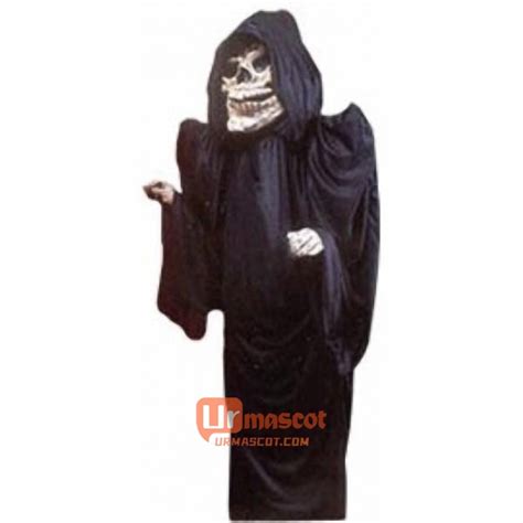 Grim Reaper Cartoon Mascot Costume Cosplay Outfits