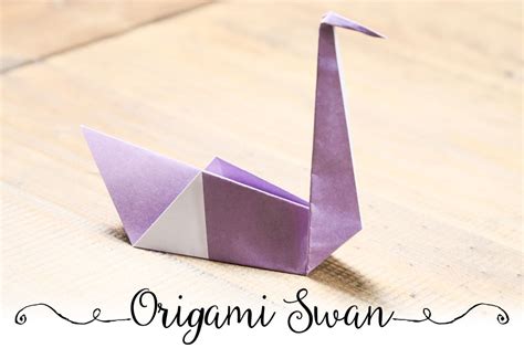 Easy Origami Swan Tutorial