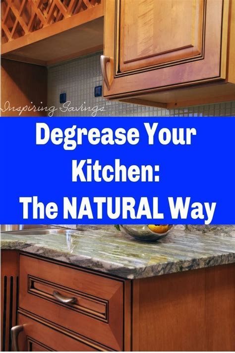 Degrease the kitchen cabinets with a completely natural homemade cleaner | House cleaning tips ...