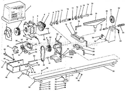 Craftsman Lathe Parts Diagram