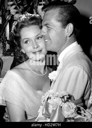 Rhonda Fleming with husband, Lew Morrell at Beverly Hills premiere ...