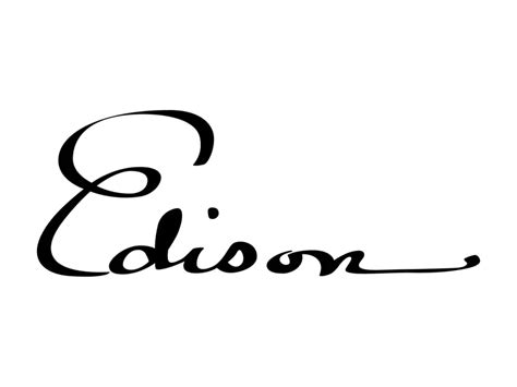 Edison Logo PNG vector in SVG, PDF, AI, CDR format