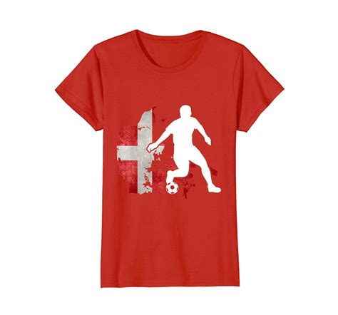 Denmark Soccer Jersey Denmark Football Shirt - T-Shirts & Tank Tops