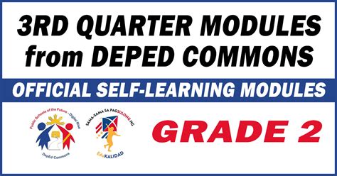 GRADE 2 Self-Learning Modules from DepEd Commons (3RD QUARTER) - DepEd ...