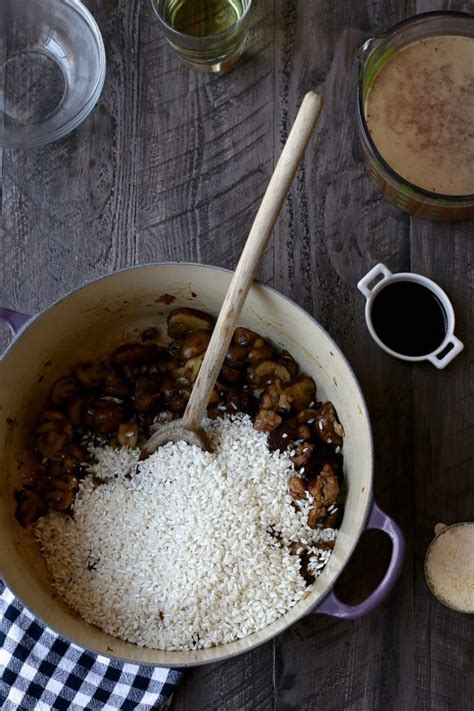 Sausage and Mushroom Risotto - Joy the Baker