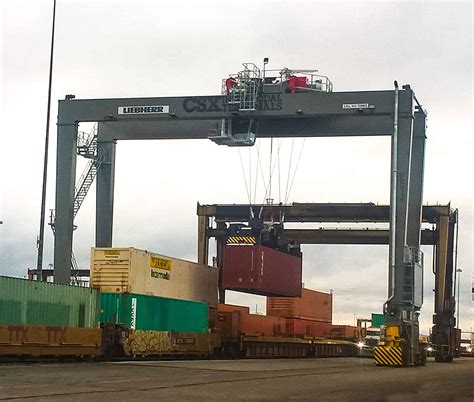 Liebherr delivers three RTGs to CSX Intermodal Terminals | Container Management