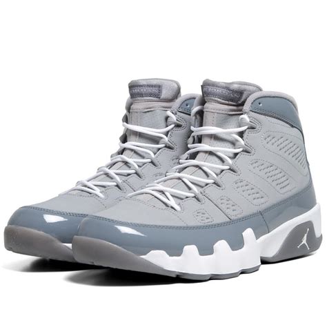 Nike Air Jordan IX Retro 'Cool Grey' Medium Grey, White & Cool Grey ...