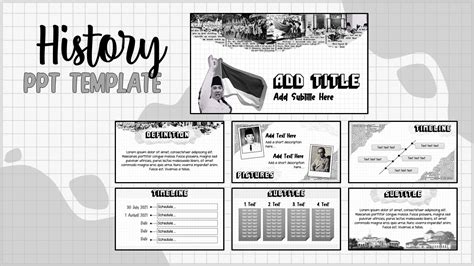 Aesthetic History PPT Template #9 | Animated Slide Easy Simple [ FREE ...