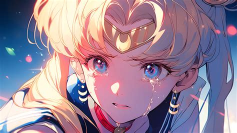 Sailor Moon Crying Desktop Wallpaper - Sailor Moon Wallpaper 4K